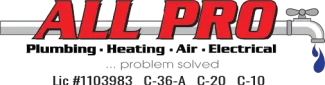 All Pro Cooling, Heating, Plumbing & Electrical logo
